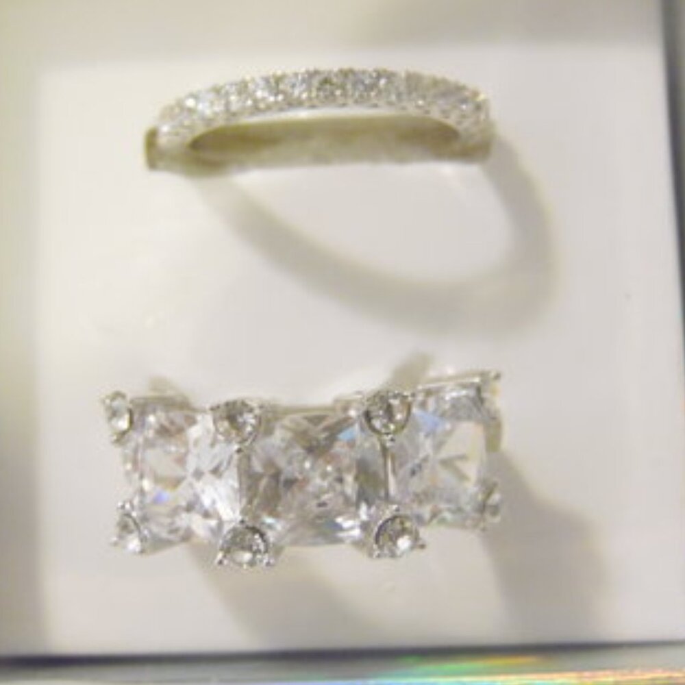 Joan Boyce "Color Me Happy" Cushion-cut Ring & Eternity Band